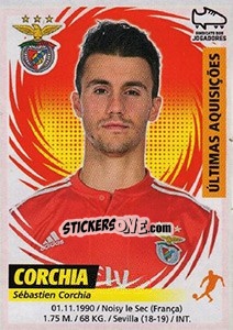 Sticker Sebastien Corchia (Benfica) - Futebol 2018-2019 - Panini