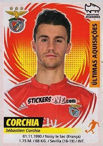 Sticker Sebastien Corchia (Benfica) - Futebol 2018-2019 n. 390 - Panini