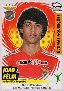 Sticker João Félix (Benfica) - Futebol 2018-2019 n. 393 - Panini