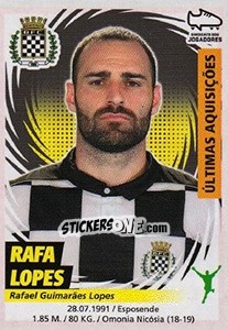 Sticker Rafa Lopes (Boavista) - Futebol 2018-2019 - Panini