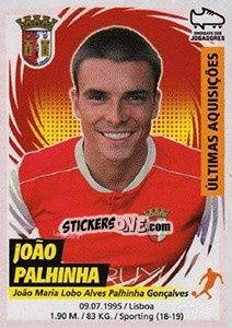 Sticker João Palhinha (Braga) - Futebol 2018-2019 n. 395 - Panini