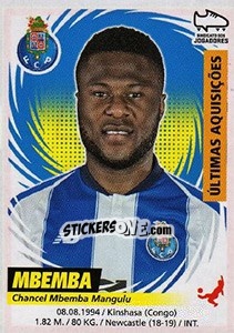 Sticker Chancel Mbemba (Porto) - Futebol 2018-2019 n. 408 - Panini