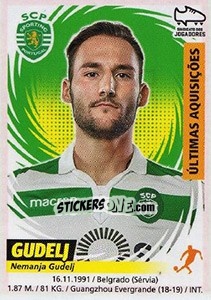 Sticker Nemanja Gudelj (Sporting) - Futebol 2018-2019 n. 415 - Panini