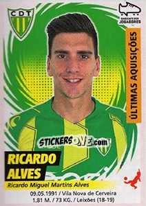 Sticker Ricardo Alves (Tondela) - Futebol 2018-2019 n. 420 - Panini
