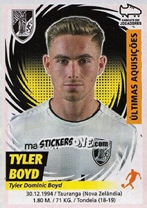 Sticker Tyler Boyd (Vitória De Guimarães) - Futebol 2018-2019 - Panini