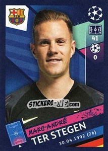 Cromo Marc-André ter Stegen - UEFA Champions League 2018-2019 n. 7 - Topps