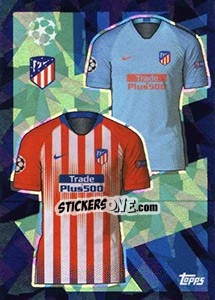 Sticker Home/Away Kit - UEFA Champions League 2018-2019 n. 23 - Topps