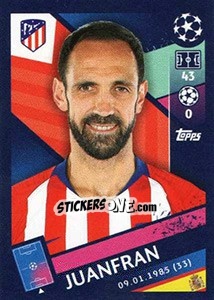 Sticker Juanfran - UEFA Champions League 2018-2019 - Topps