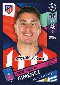 Sticker José Maria Giménez - UEFA Champions League 2018-2019 - Topps