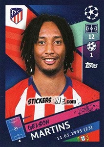 Sticker Gelson Martins - UEFA Champions League 2018-2019 n. 38 - Topps