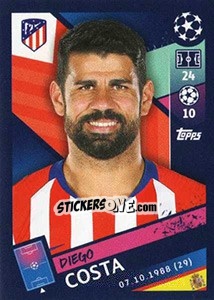 Sticker Diego Costa - UEFA Champions League 2018-2019 n. 40 - Topps
