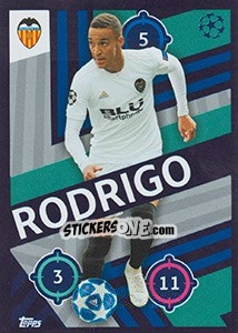 Sticker Rodrigo Moreno - UEFA Champions League 2018-2019 n. 63 - Topps