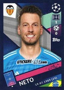 Sticker Neto - UEFA Champions League 2018-2019 n. 64 - Topps