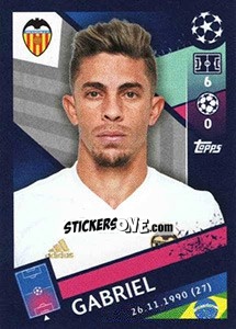 Sticker Gabriel Paulista - UEFA Champions League 2018-2019 - Topps