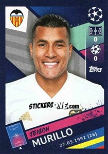 Sticker Jeison Murillo - UEFA Champions League 2018-2019 n. 69 - Topps