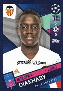 Cromo Mouctar Diakhaby - UEFA Champions League 2018-2019 - Topps