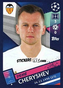 Sticker Denis Cheryshev - UEFA Champions League 2018-2019 n. 71 - Topps