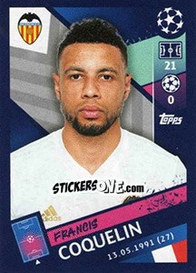 Sticker Francis Coquelin - UEFA Champions League 2018-2019 n. 72 - Topps