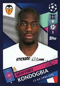 Sticker Geoffrey Kondogbia - UEFA Champions League 2018-2019 n. 73 - Topps