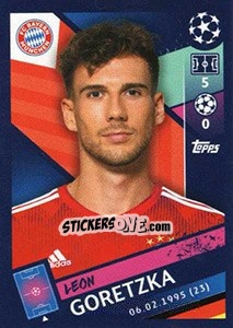 Sticker Leon Goretzka - UEFA Champions League 2018-2019 n. 91 - Topps