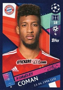 Cromo Kingsley Coman - UEFA Champions League 2018-2019 - Topps