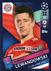 Sticker Robert Lewandowski - UEFA Champions League 2018-2019 n. 96 - Topps