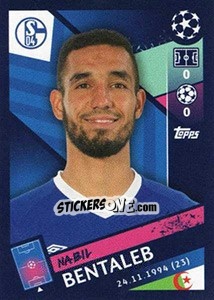 Cromo Nabil Bentaleb - UEFA Champions League 2018-2019 - Topps