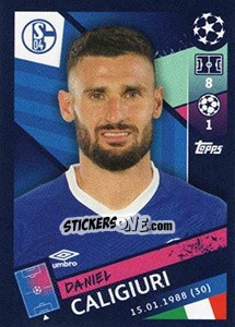 Sticker Daniel Caligiuri - UEFA Champions League 2018-2019 n. 109 - Topps