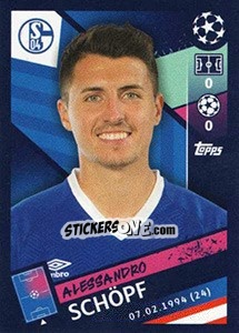 Figurina Alessandro Schöpf - UEFA Champions League 2018-2019 - Topps