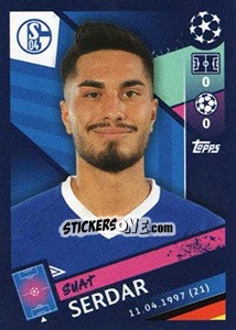 Sticker Suat Serdar - UEFA Champions League 2018-2019 n. 113 - Topps