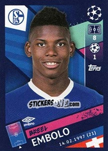 Sticker Breel Embolo - UEFA Champions League 2018-2019 n. 115 - Topps