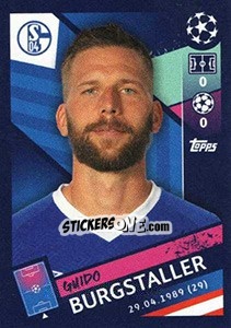 Sticker Guido Burgstaller - UEFA Champions League 2018-2019 - Topps