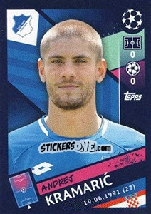 Sticker Andrej Kramaric - UEFA Champions League 2018-2019 n. 135 - Topps