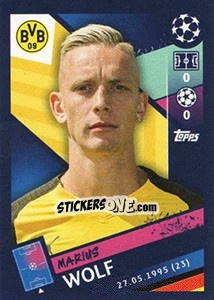 Sticker Marius Wolf - UEFA Champions League 2018-2019 n. 151 - Topps
