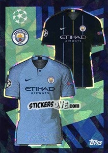 Sticker Home/Away Kit - UEFA Champions League 2018-2019 n. 156 - Topps