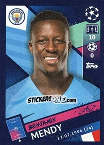 Sticker Benjamin Mendy - UEFA Champions League 2018-2019 n. 160 - Topps