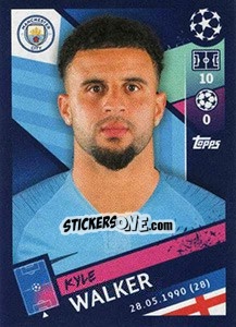 Cromo Kyle Walker - UEFA Champions League 2018-2019 - Topps