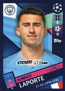 Sticker Aymeric Laporte - UEFA Champions League 2018-2019 n. 164 - Topps