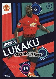 Sticker Romelu Lukaku - UEFA Champions League 2018-2019 n. 177 - Topps