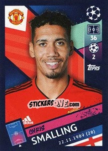 Sticker Chris Smalling - UEFA Champions League 2018-2019 n. 180 - Topps