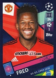 Sticker Fred - UEFA Champions League 2018-2019 n. 183 - Topps