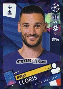 Sticker Hugo Lloris - UEFA Champions League 2018-2019 n. 195 - Topps