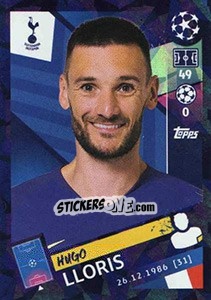 Sticker Hugo Lloris - UEFA Champions League 2018-2019 - Topps