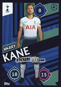 Sticker Harry Kane - UEFA Champions League 2018-2019 n. 196 - Topps