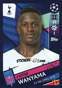 Cromo Victor Wanyama - UEFA Champions League 2018-2019 - Topps