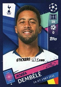 Sticker Mousa Dembélé - UEFA Champions League 2018-2019 n. 205 - Topps