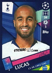 Sticker Lucas Moura - UEFA Champions League 2018-2019 n. 209 - Topps