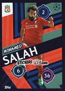 Sticker Mohamed Salah - UEFA Champions League 2018-2019 - Topps