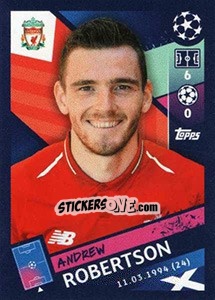 Sticker Andrew Robertson - UEFA Champions League 2018-2019 - Topps