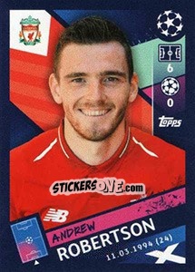 Sticker Andrew Robertson - UEFA Champions League 2018-2019 n. 217 - Topps